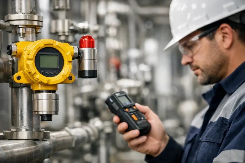 Como escolher um detector de gás industrial