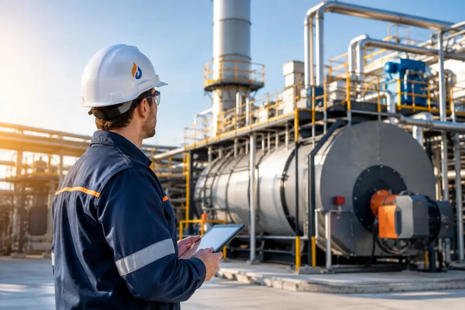 Combustão Industrial com Controle e Eficiência