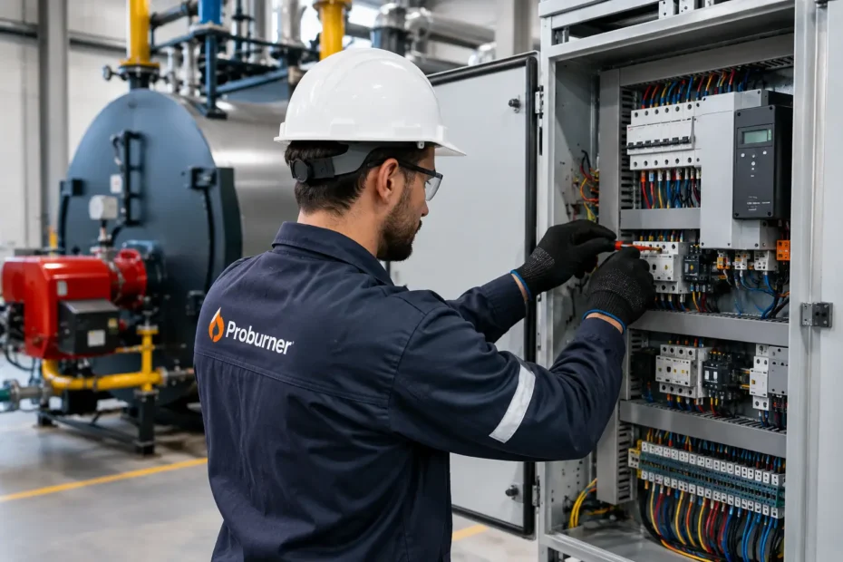 Exemplo retrofit de painel elétrico em caldeiras